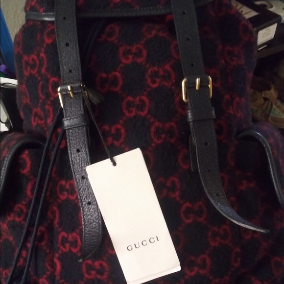 Gucci wool backpack - Picture 1 of 8